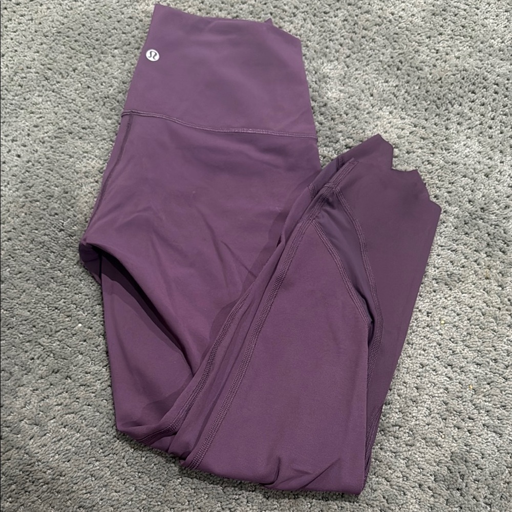 Lululemon Athletica Purple Jeggings High Waist Stretch